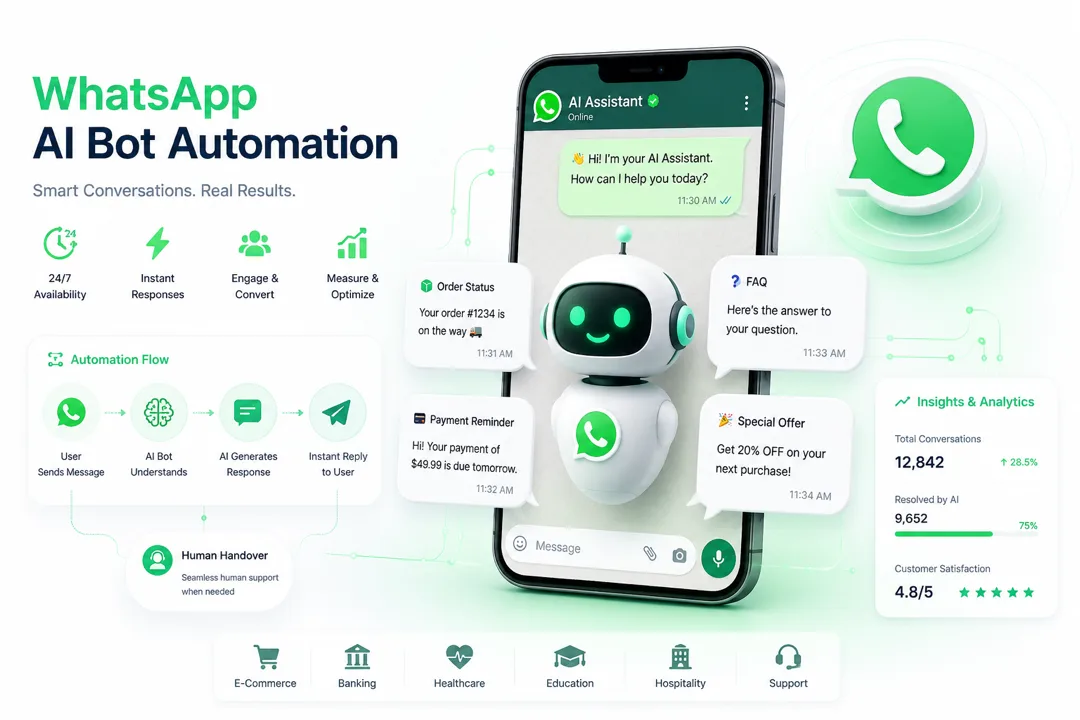 WhatsApp AI Bot — instant customer responses on WhatsApp
