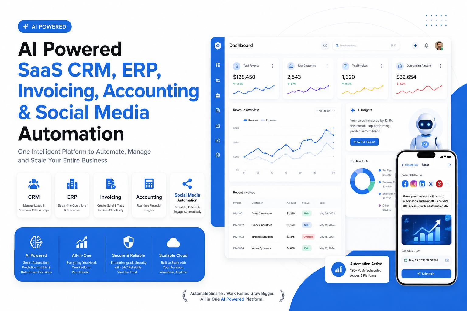 Acois – AI CRM & ERP Platform
